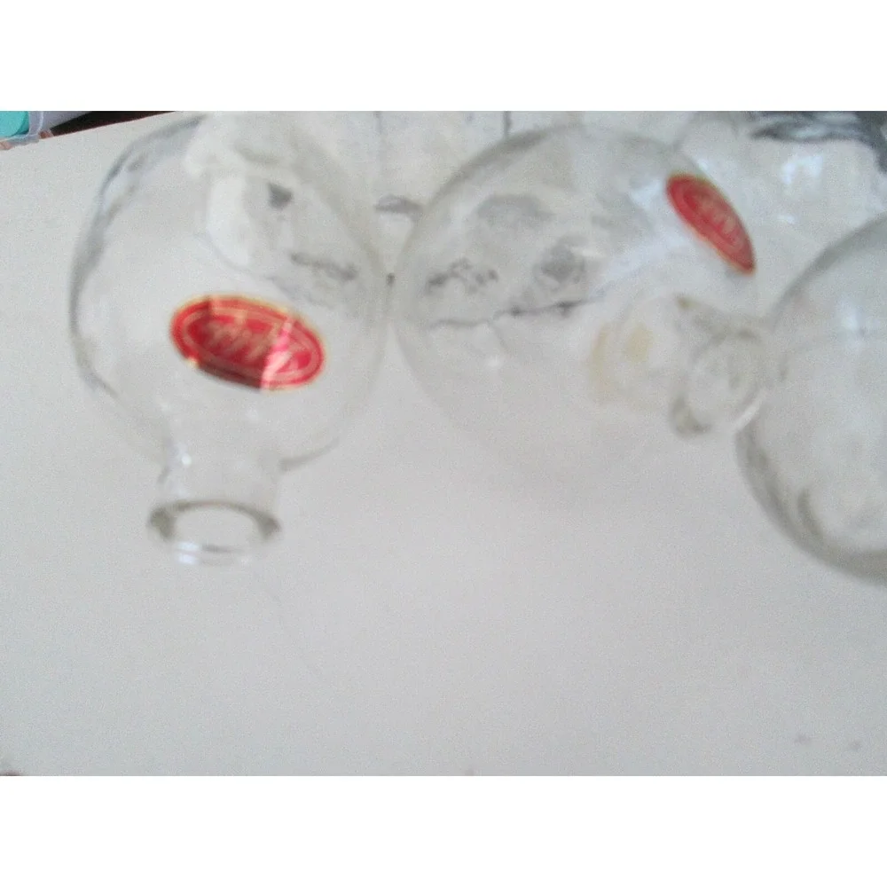 9 Empire Lifelike Life Like Art Glass Fruit Decanter Bottles Vintage Lemon Peach